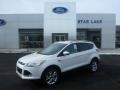 2015 White Platinum Metallic Tri-Coat Ford Escape Titanium 4WD  photo #1