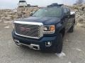 2015 Stone Blue Metallic GMC Sierra 3500HD Denali Crew Cab 4x4  photo #2