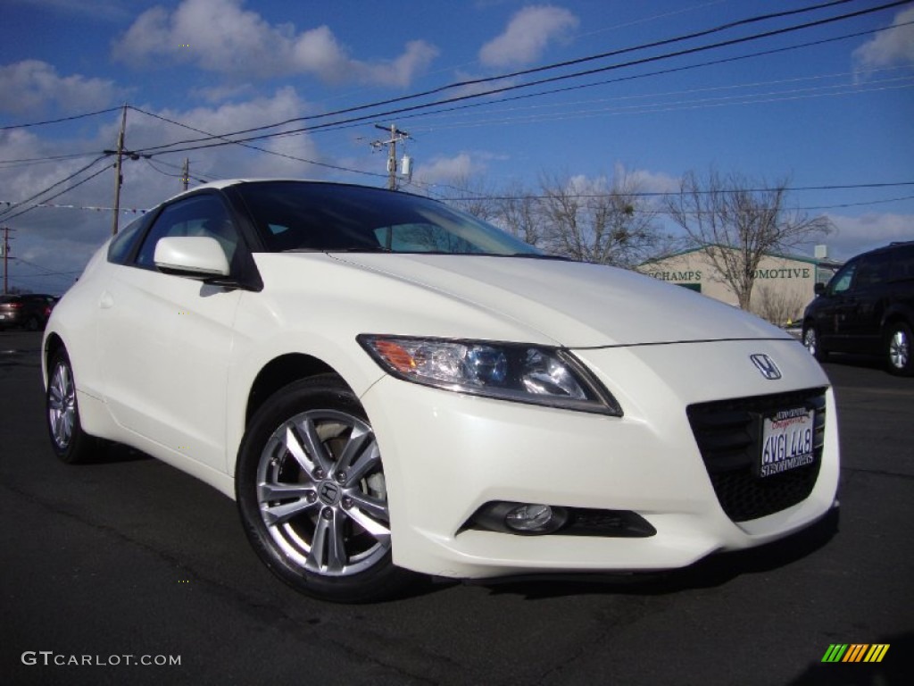 2012 CR-Z EX Sport Hybrid - Premium White Pearl / Gray photo #1