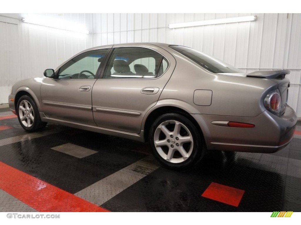 2002 Maxima SE - Sunlit Sand Metallic / Blond photo #11