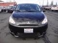 2015 Mystic Black Mitsubishi Mirage DE  photo #2