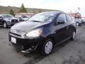 2015 Mystic Black Mitsubishi Mirage DE  photo #3