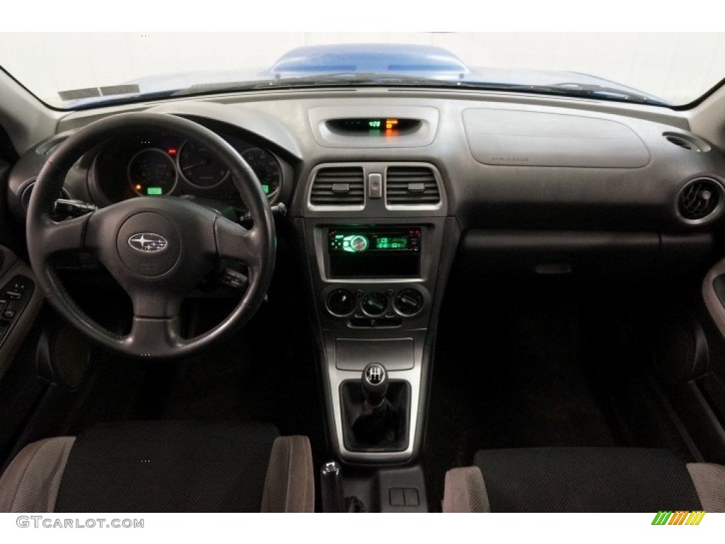 2007 Subaru Impreza WRX Sedan Anthracite Black Dashboard Photo #101398308