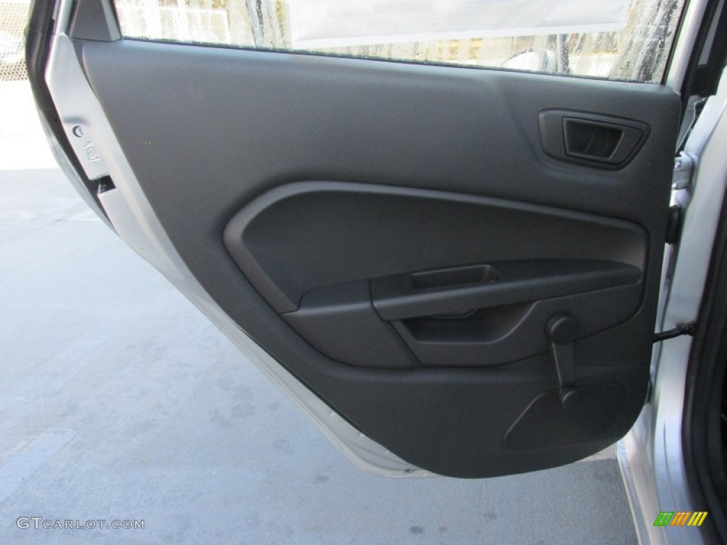 2015 Fiesta S Hatchback - Ingot Silver Metallic / Charcoal Black photo #15