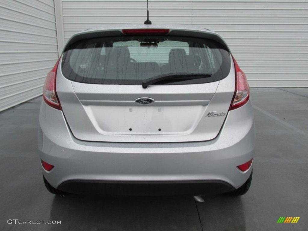 2015 Fiesta S Hatchback - Ingot Silver Metallic / Charcoal Black photo #5