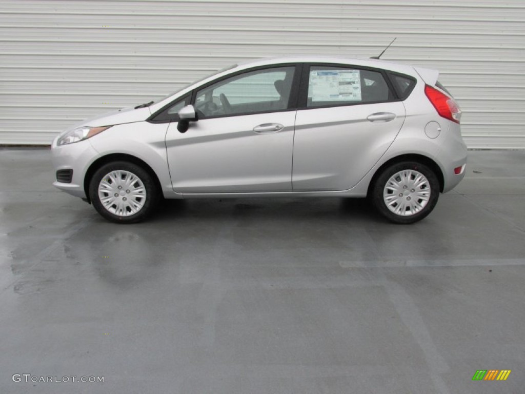 Ingot Silver Metallic 2015 Ford Fiesta S Hatchback Exterior Photo #101399289