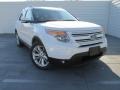 2015 White Platinum Ford Explorer Limited  photo #1