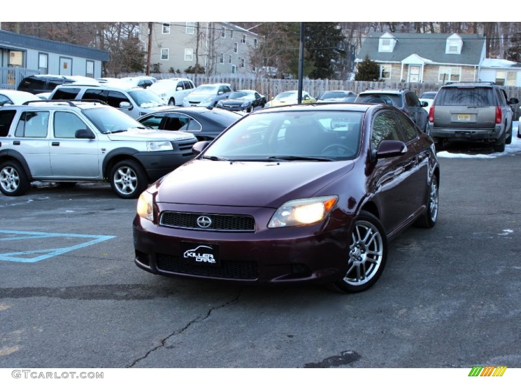 2007 tC  - Black Cherry Pearl / Dark Charcoal photo #3