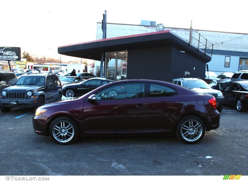 2007 tC  - Black Cherry Pearl / Dark Charcoal photo #4