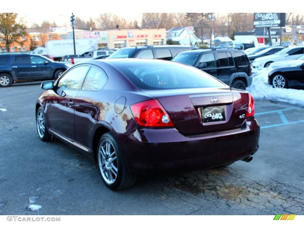 2007 tC  - Black Cherry Pearl / Dark Charcoal photo #5