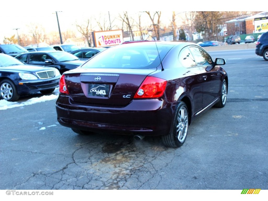 2007 tC  - Black Cherry Pearl / Dark Charcoal photo #7