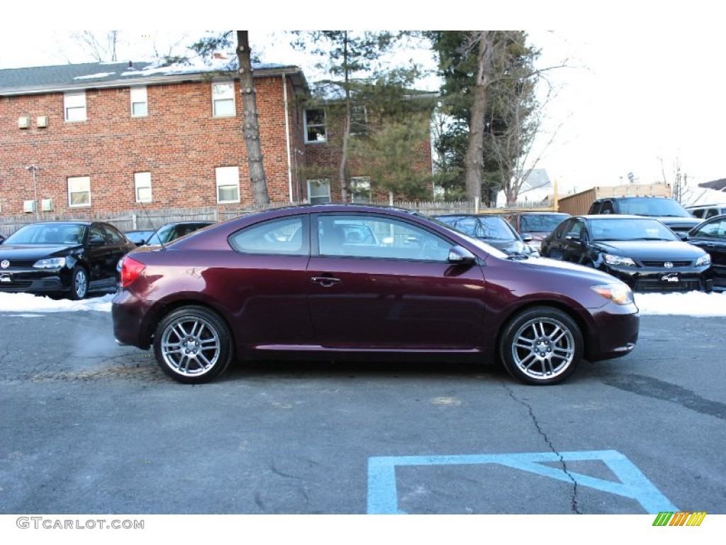 2007 tC  - Black Cherry Pearl / Dark Charcoal photo #10