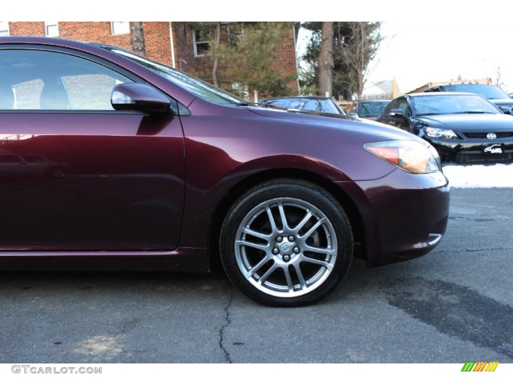 2007 tC  - Black Cherry Pearl / Dark Charcoal photo #24