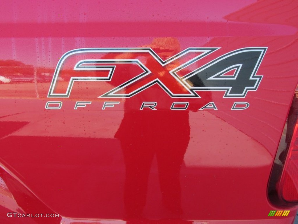 2015 F250 Super Duty XLT Crew Cab 4x4 - Vermillion Red / Adobe photo #18