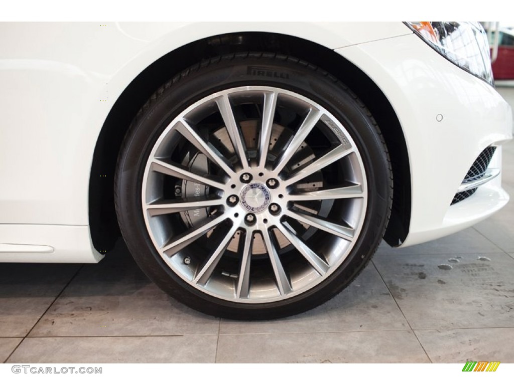 2015 S 550 4Matic Sedan - Diamond White Metallic / Nut Brown/Black photo #8
