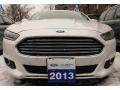 2013 White Platinum Metallic Tri-coat Ford Fusion Titanium  photo #2