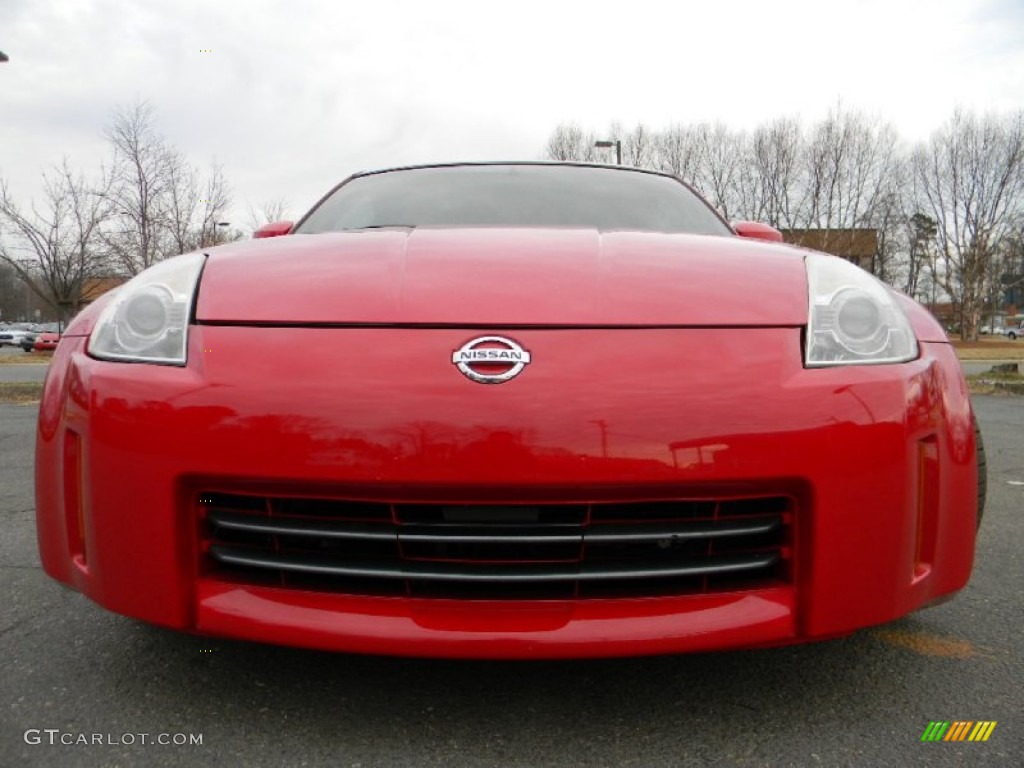 2006 350Z Enthusiast Coupe - Redline / Carbon Black photo #4