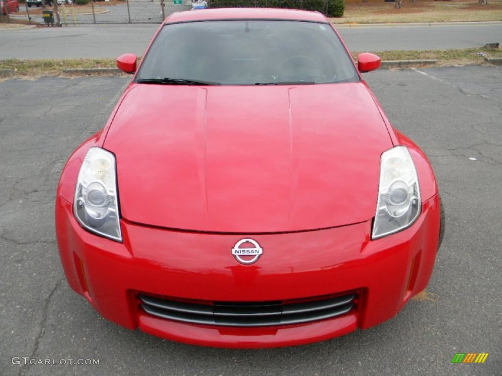 2006 350Z Enthusiast Coupe - Redline / Carbon Black photo #5