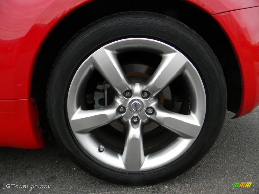 2006 350Z Enthusiast Coupe - Redline / Carbon Black photo #26