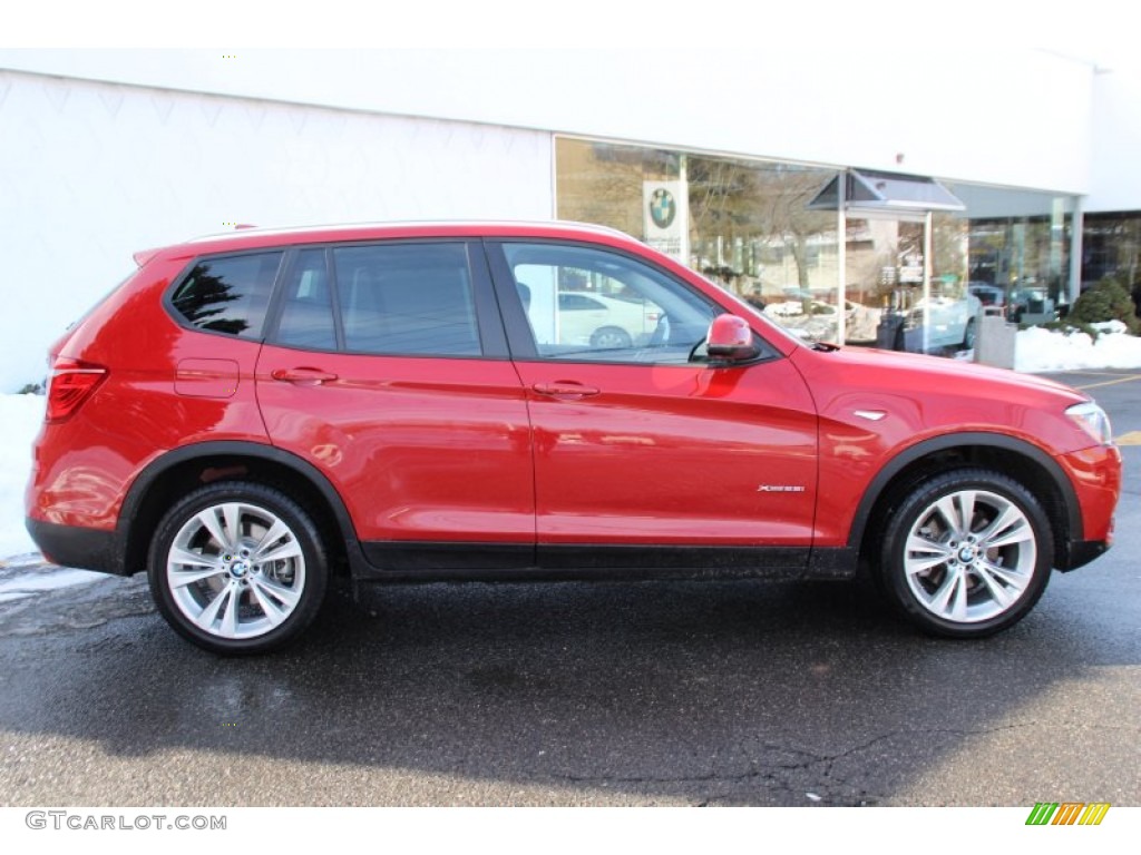 Melbourne Red Metallic 2015 BMW X3 xDrive28i Exterior Photo #101405605