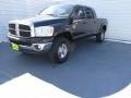 2007 Brilliant Black Dodge Ram 2500 SLT Mega Cab 4x4  photo #4