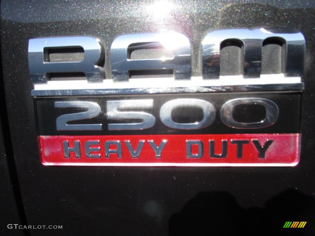 2007 Ram 2500 SLT Mega Cab 4x4 - Brilliant Black / Medium Slate Gray photo #16