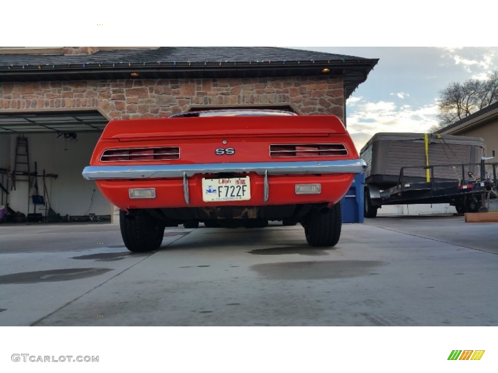 1969 Camaro SS Coupe - Hugger Orange / Black photo #7