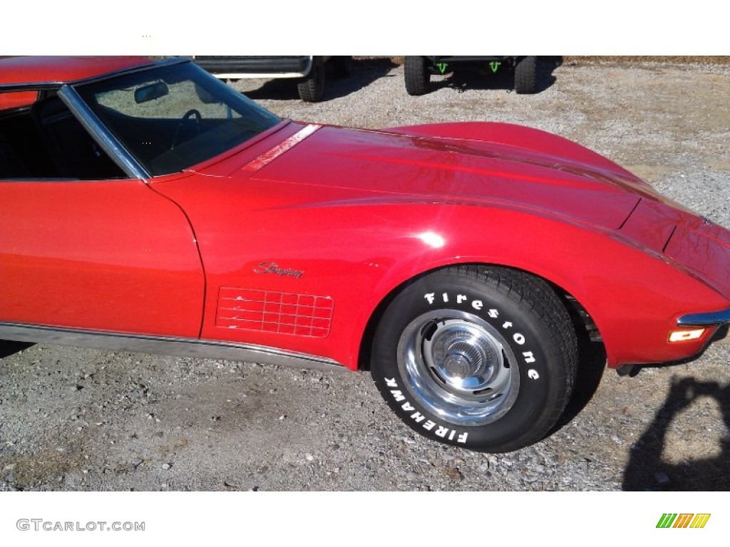 1970 Corvette Stingray Sport Coupe - Monza Red / Black photo #9