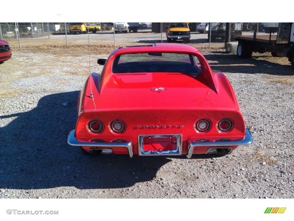 1970 Corvette Stingray Sport Coupe - Monza Red / Black photo #10