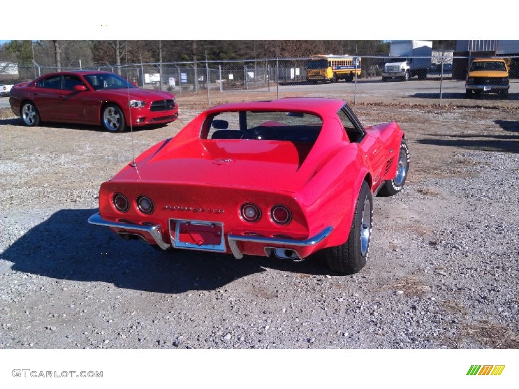 1970 Corvette Stingray Sport Coupe - Monza Red / Black photo #11