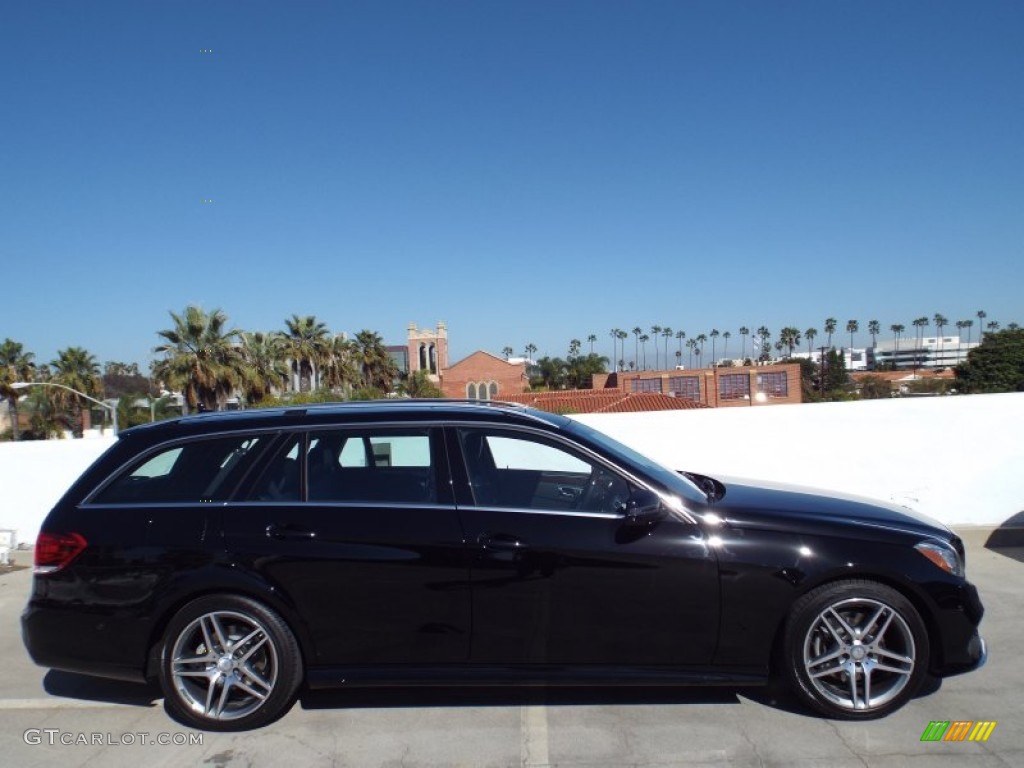 Black 2015 Mercedes-Benz E 350 4Matic Wagon Exterior Photo #101406931