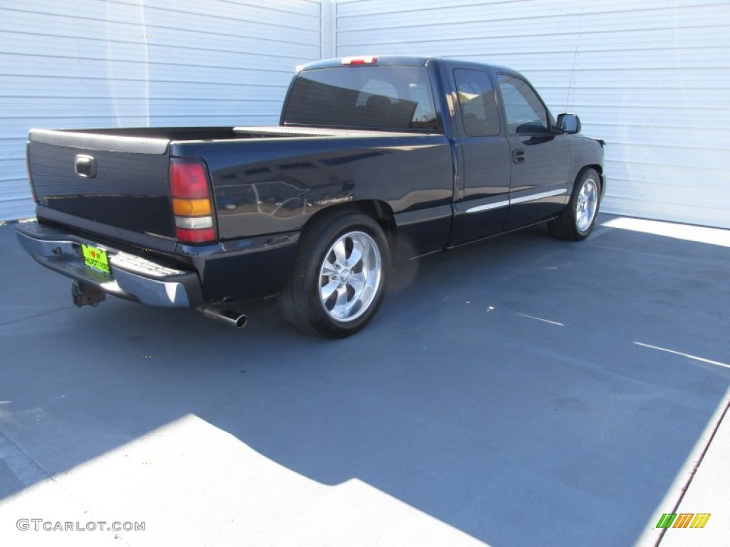 2005 Sierra 1500 SLT Extended Cab - Deep Blue Metallic / Dark Pewter photo #9