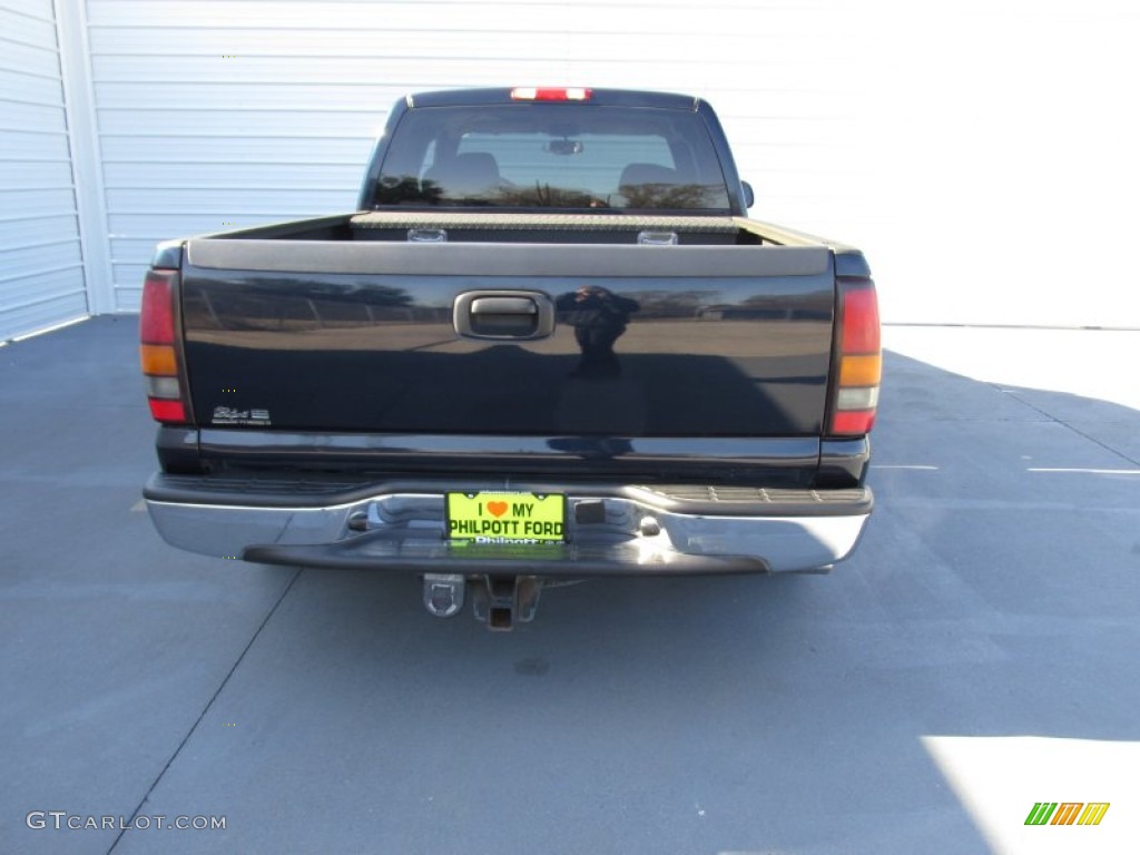 2005 Sierra 1500 SLT Extended Cab - Deep Blue Metallic / Dark Pewter photo #10