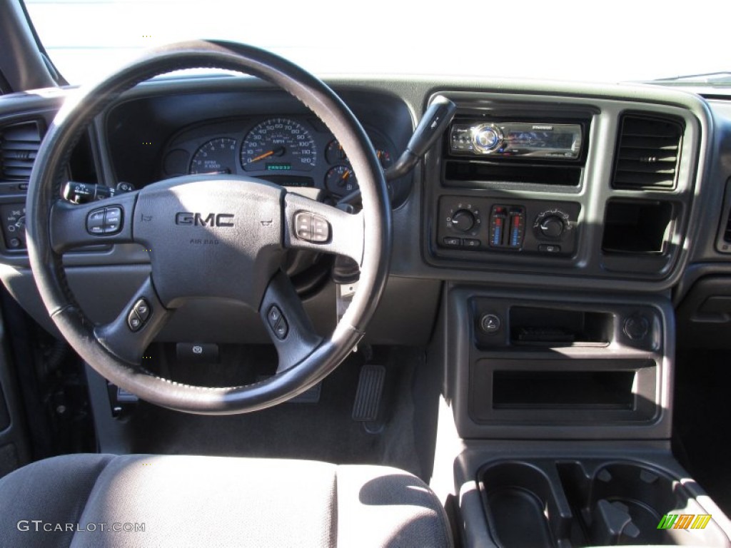 2005 Sierra 1500 SLT Extended Cab - Deep Blue Metallic / Dark Pewter photo #33