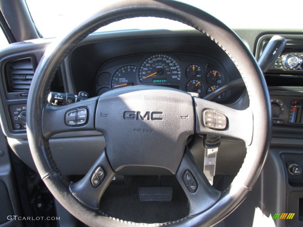 2005 Sierra 1500 SLT Extended Cab - Deep Blue Metallic / Dark Pewter photo #37