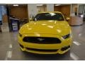 2015 Triple Yellow Tricoat Ford Mustang GT Premium Coupe  photo #3
