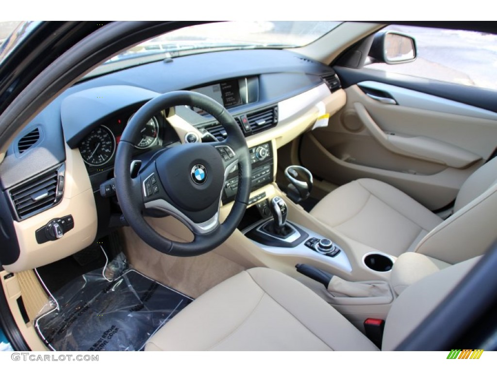 Beige Interior 2015 BMW X1 xDrive28i Photo #101408206
