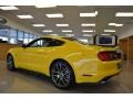 2015 Triple Yellow Tricoat Ford Mustang GT Premium Coupe  photo #21