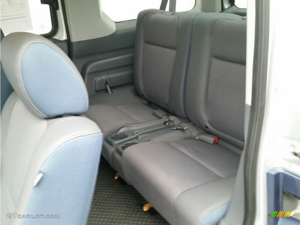 2005 Element EX AWD - Satin Silver Metallic / Gray/Blue photo #10