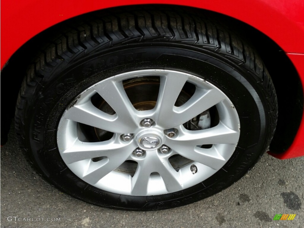 2008 MAZDA3 i Touring Sedan - True Red / Black photo #4