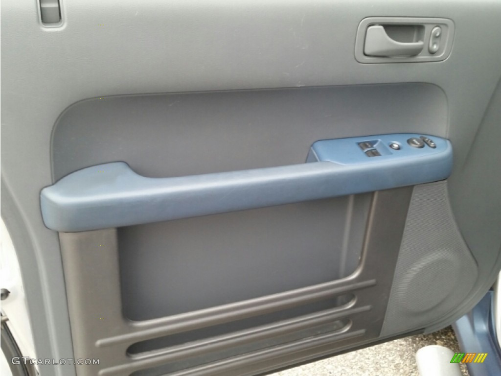 2005 Element EX AWD - Satin Silver Metallic / Gray/Blue photo #13