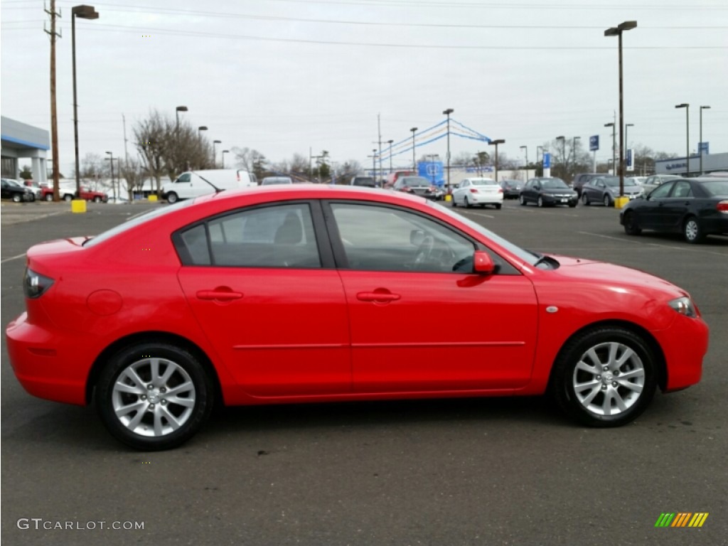 2008 MAZDA3 i Touring Sedan - True Red / Black photo #5