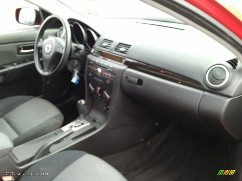 2008 MAZDA3 i Touring Sedan - True Red / Black photo #6