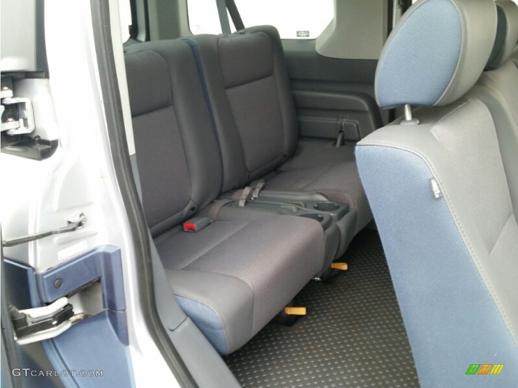 2005 Element EX AWD - Satin Silver Metallic / Gray/Blue photo #27