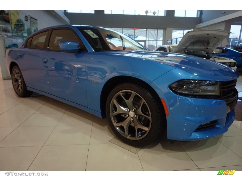 B5 Blue 2015 Dodge Charger R/T Exterior Photo #101412657