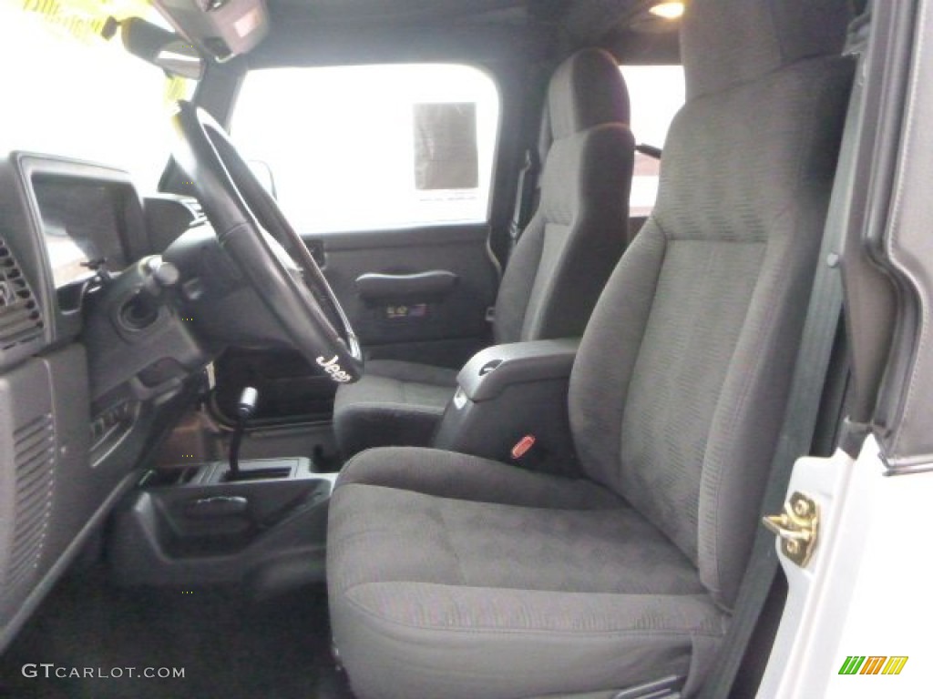 2004 Wrangler Sport 4x4 - Bright Silver Metallic / Dark Slate Gray photo #15