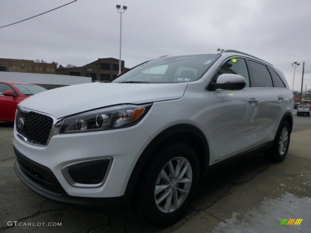 Snow White Pearl 2016 Kia Sorento LX AWD Exterior Photo #101414134