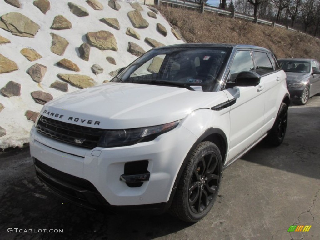 Fuji White 2015 Land Rover Range Rover Evoque Dynamic Exterior Photo #101414143