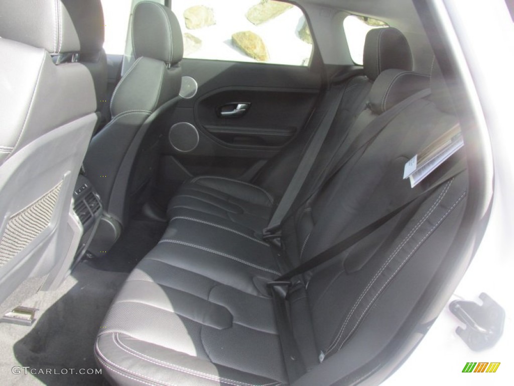 2015 Land Rover Range Rover Evoque Dynamic Rear Seat Photo #101414242