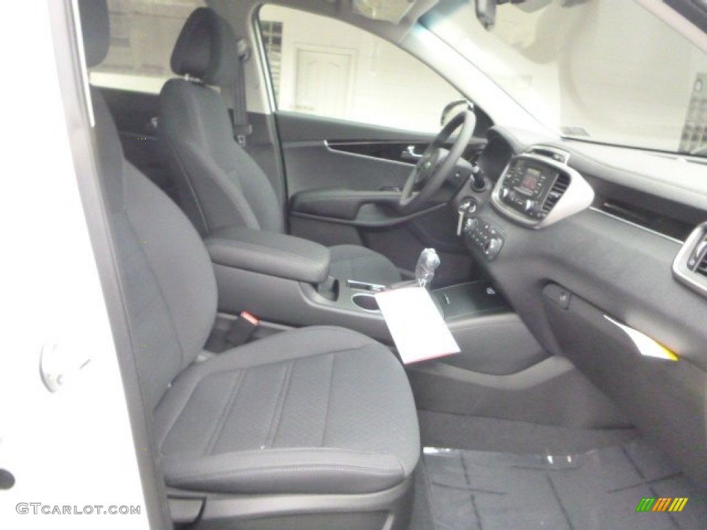 Satin Black Interior 2016 Kia Sorento LX AWD Photo #101414266